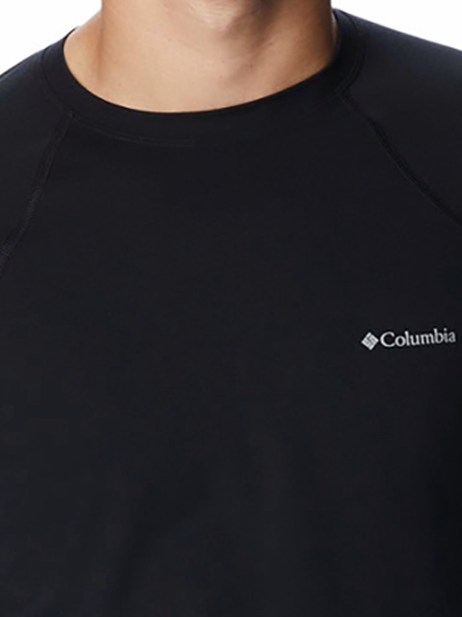 Columbia Men Black Midweight Stretch Long Sleeve Thermal Top