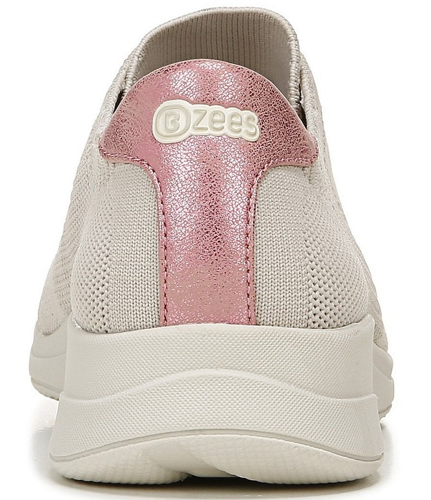 Bzees Premium Golden Knit Washable Slip-On Sneakers