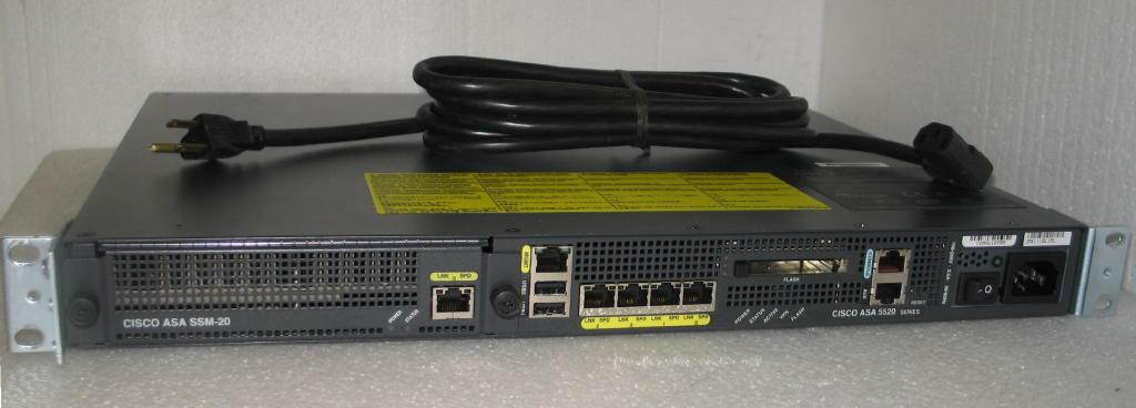 Cisco ASA5520-BUN-K9 Adaptive Security Firewall 2GB Dram ASA-SSM-AIP-10 3DES/AES