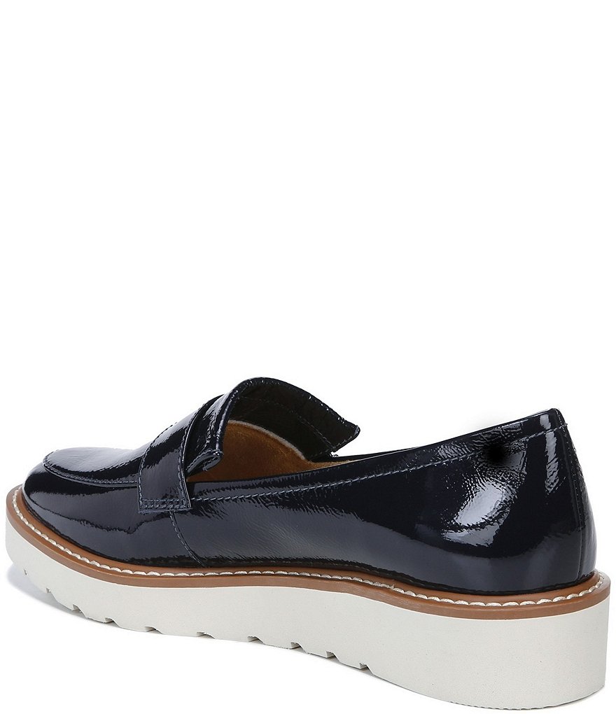 DKNY Eli Leather Logo Hardware Strap Loafers