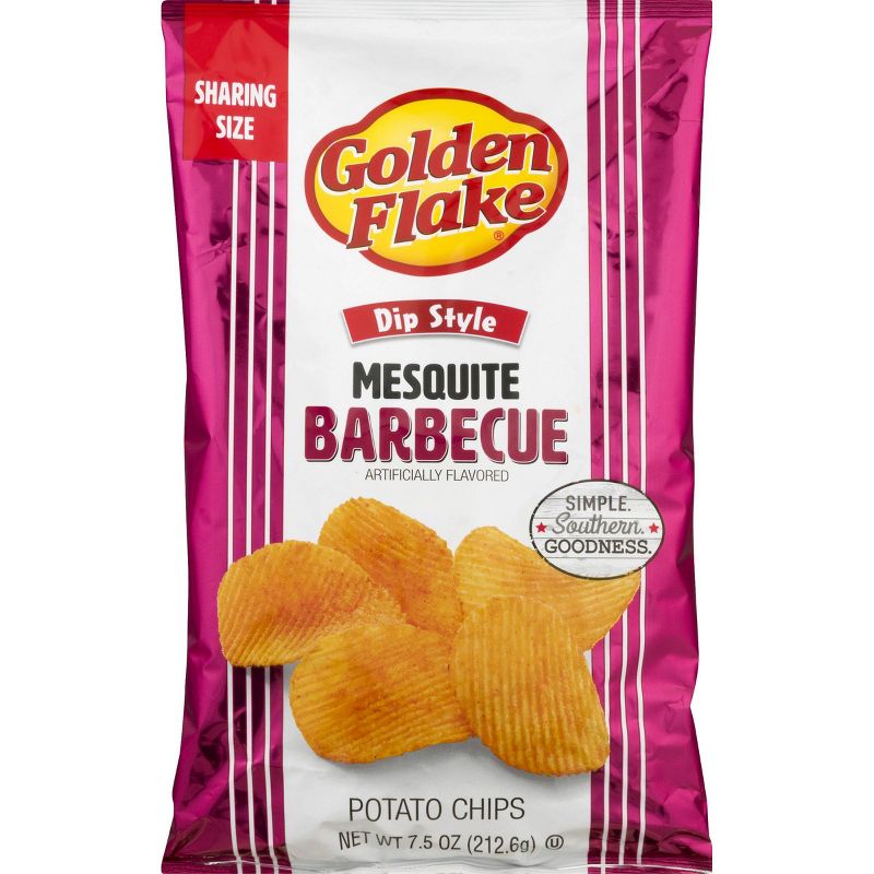 Golden Flake Mesquite BBQ Chips - 7.5oz