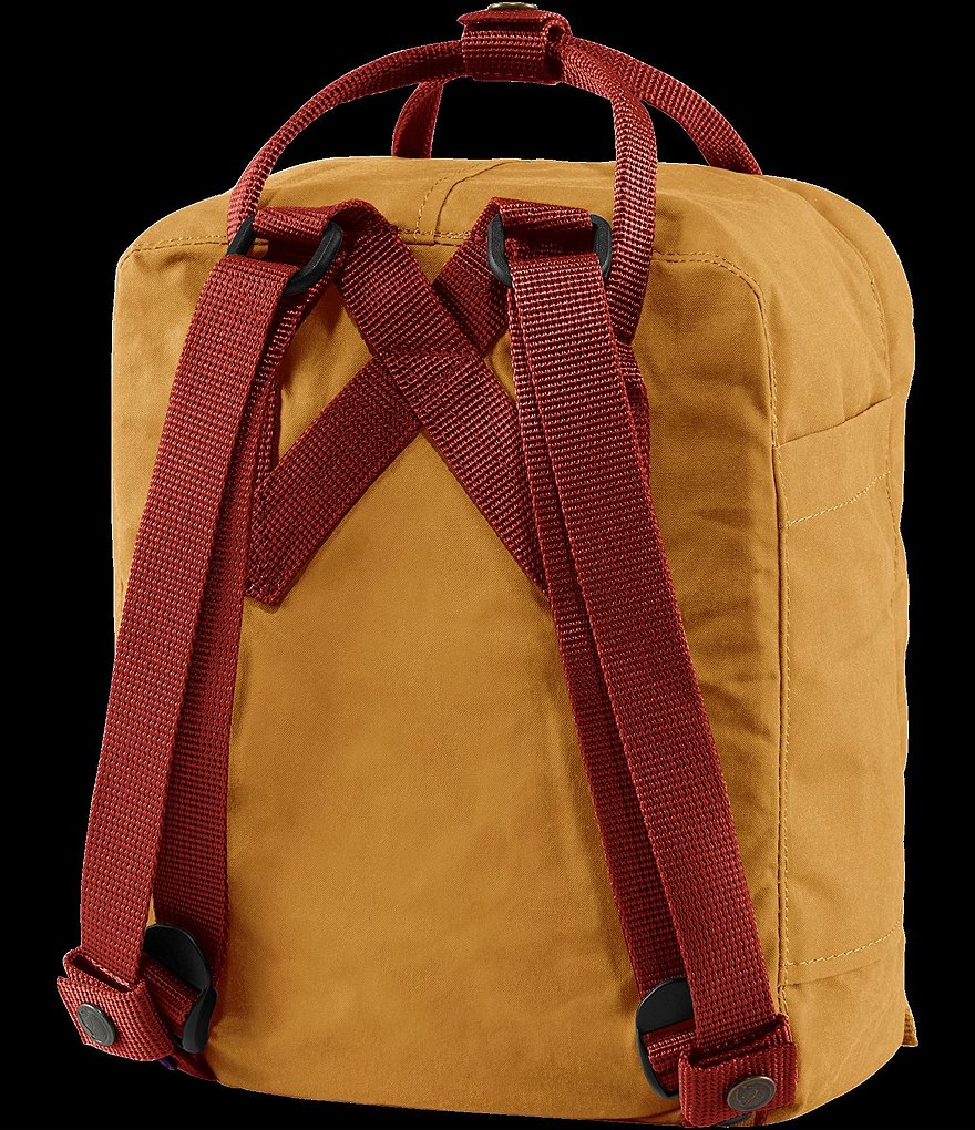 Fjallraven Contrast Handle Mini Kanken Water-Resistant Backpack