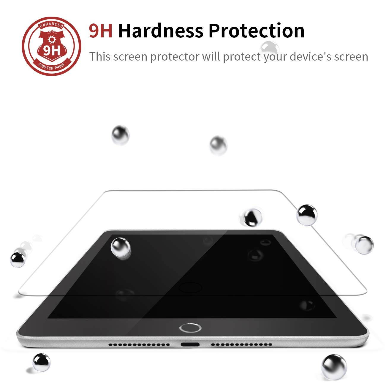 Werleo Tempered Glass Screen Protector for iPad Mini 1 2 3 (Not Mini 4) Ultra Thin Tempered Glass Film For iPad Mini 1 iPad Mini 2 iPad Mini 3