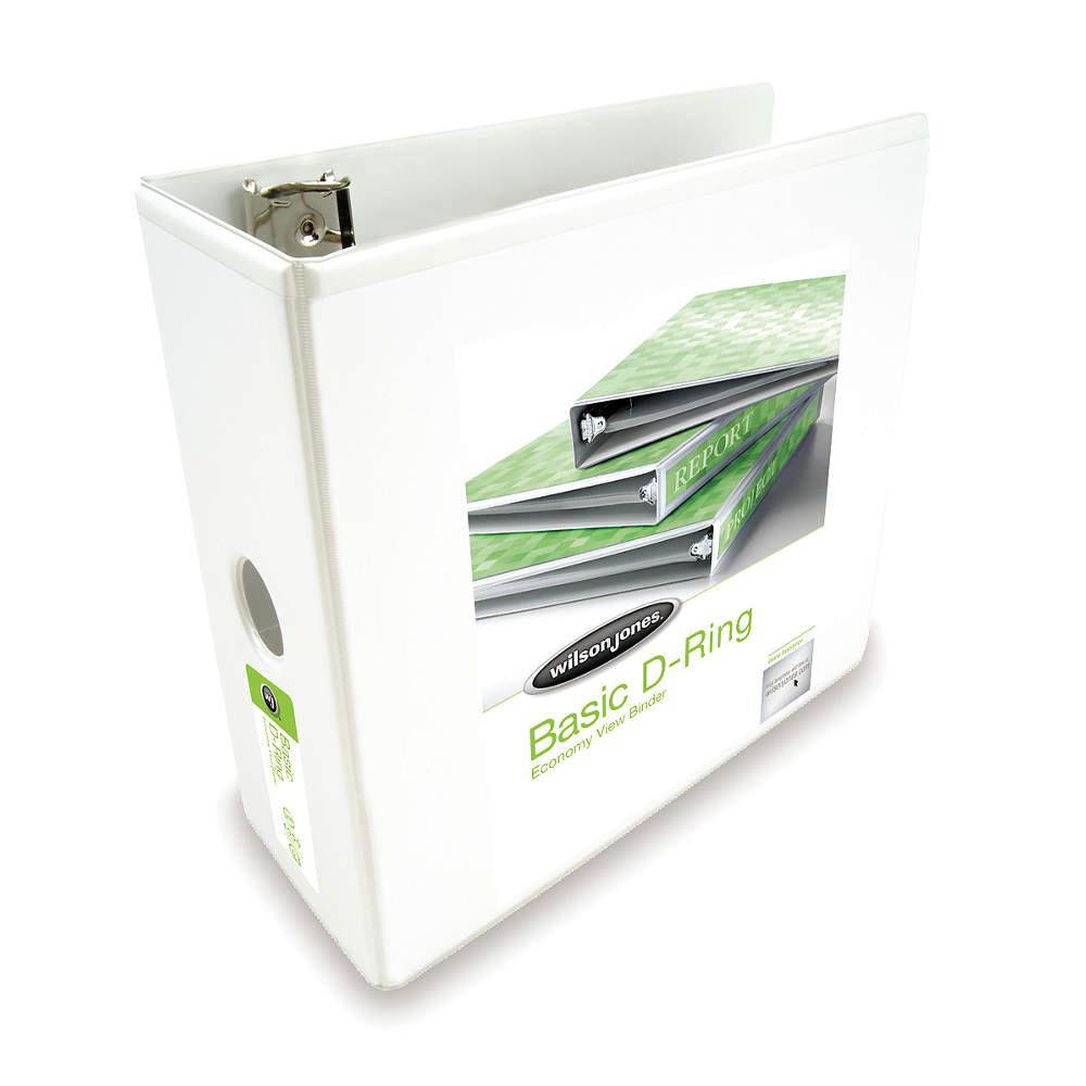 WILSON JONES W386-50WPP 5" Basic Binder, White