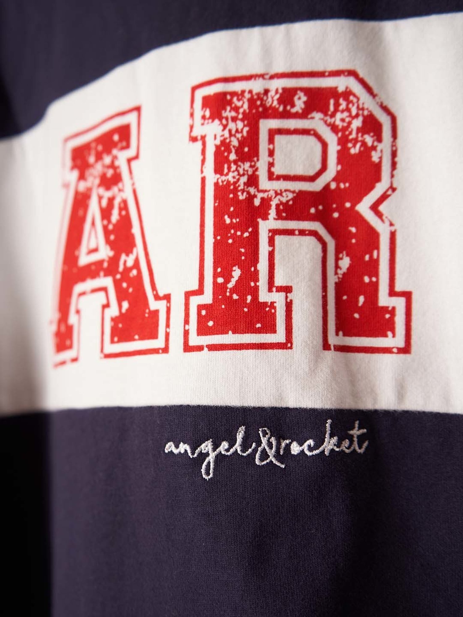 Angel & Rocket Kids Red & White Cotton Color Block Full Sleeves Dress