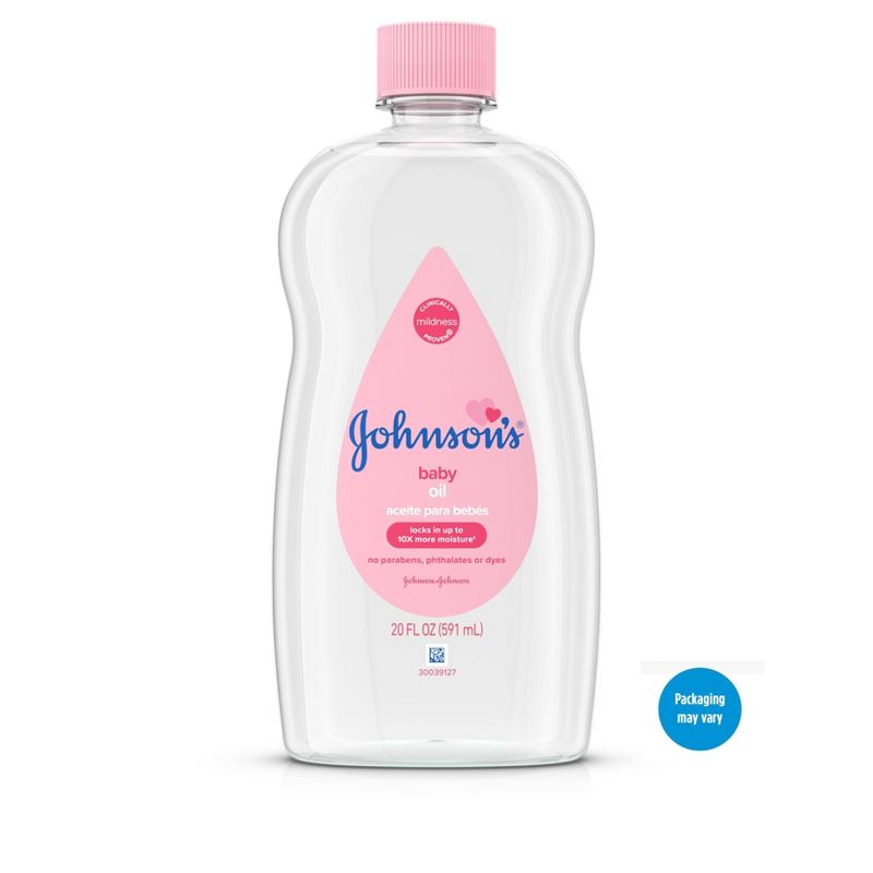 Johnson's Baby Oil Original Mineral - 20oz
