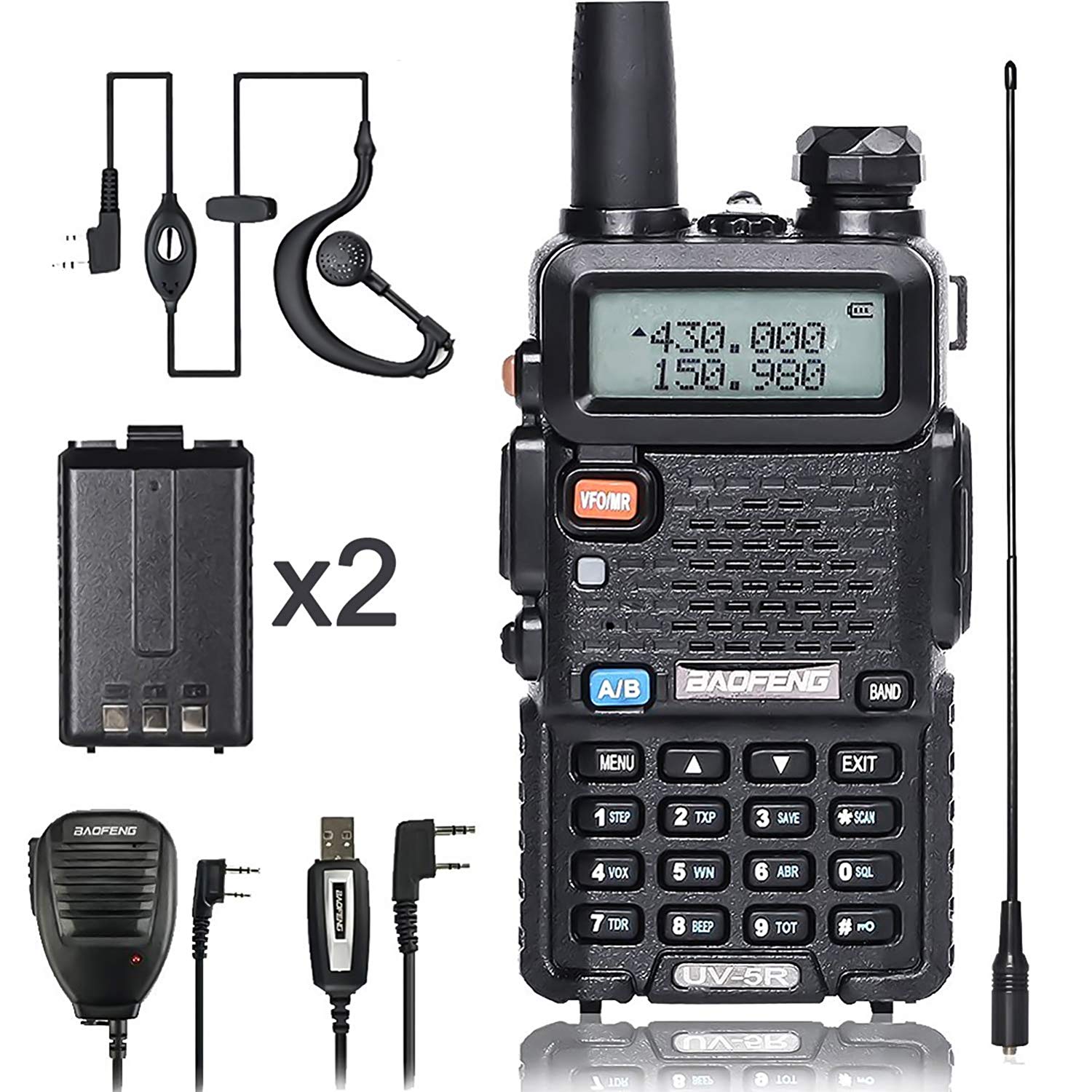 AOER UHF Female Jack to BNC Male Plug RF Coaxial Adapter Connector