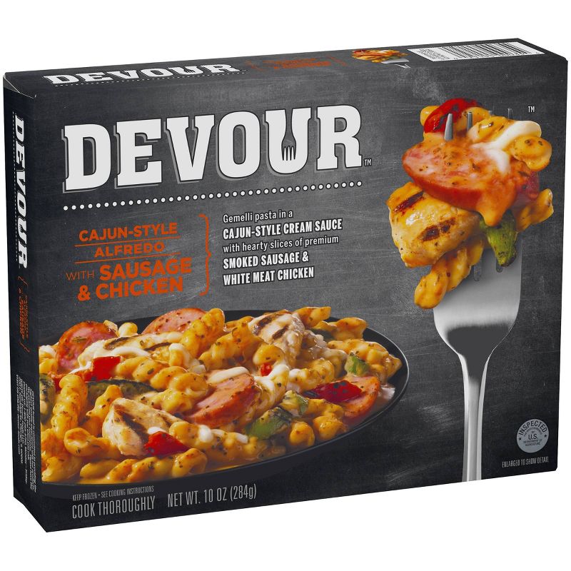 Devour Frozen Cajun Style Alfredo with Sausage and Chicken - 10oz