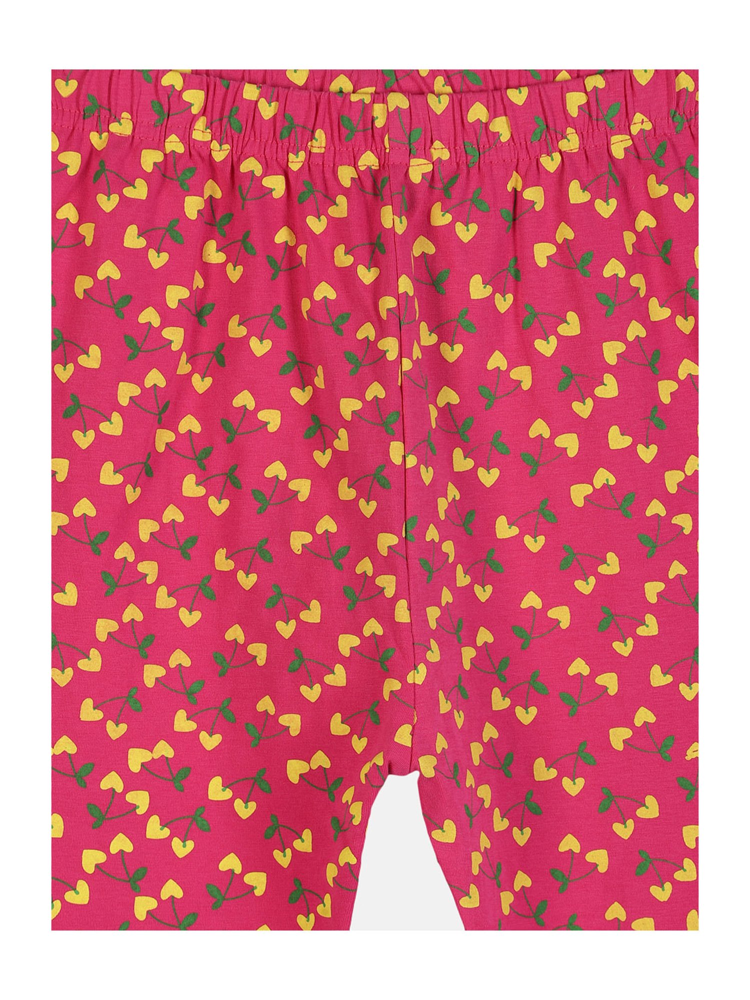 Bonjour Girls Light Grey Printed Tights