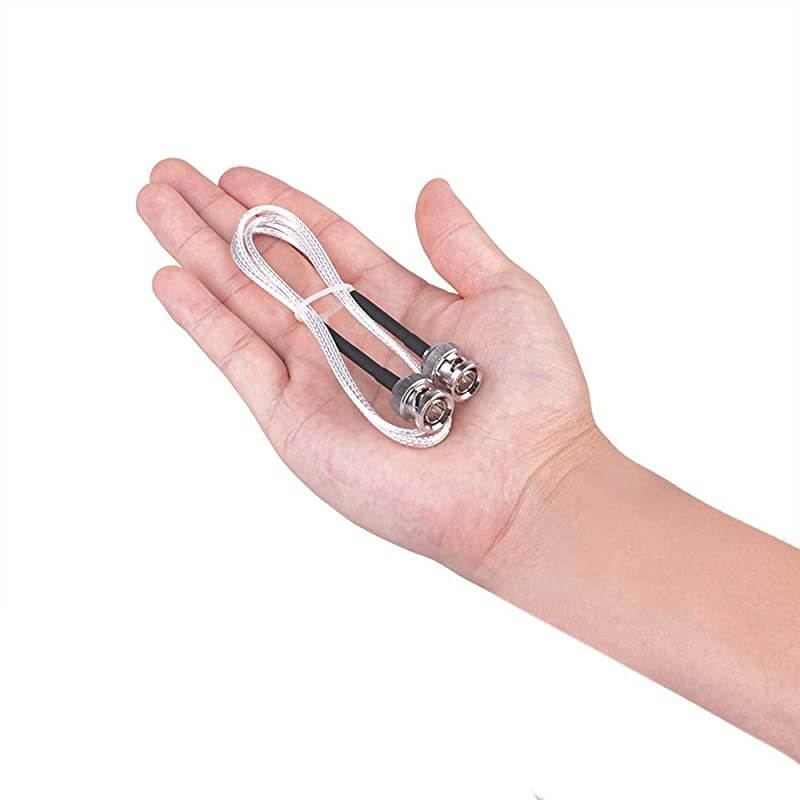 SDI Cable 10ft Thin 3G6G HDSDI Cable 75 Ohm RG179 Coaxial Cable with Heavy Duty BNC to BNC Male Connector for Surveillance Camera System Cables CCTVDVRTV