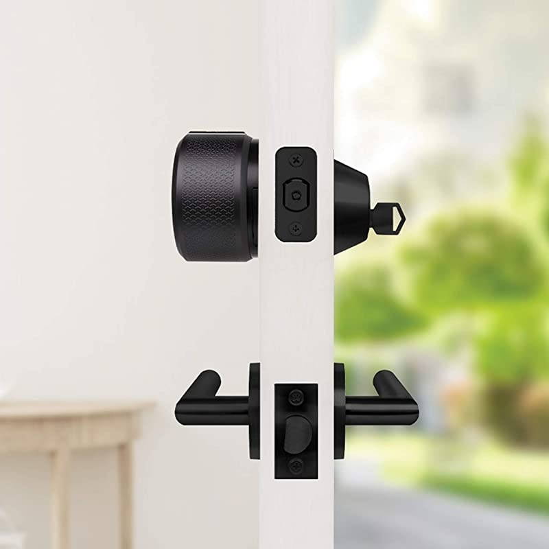 Smart Lock Pro + Connect Wi-Fi Bridge, 3rd gen - Silver, Compatible with Alexa, HomeKit & Zwave, Now With Smart Keypad for secure code entry