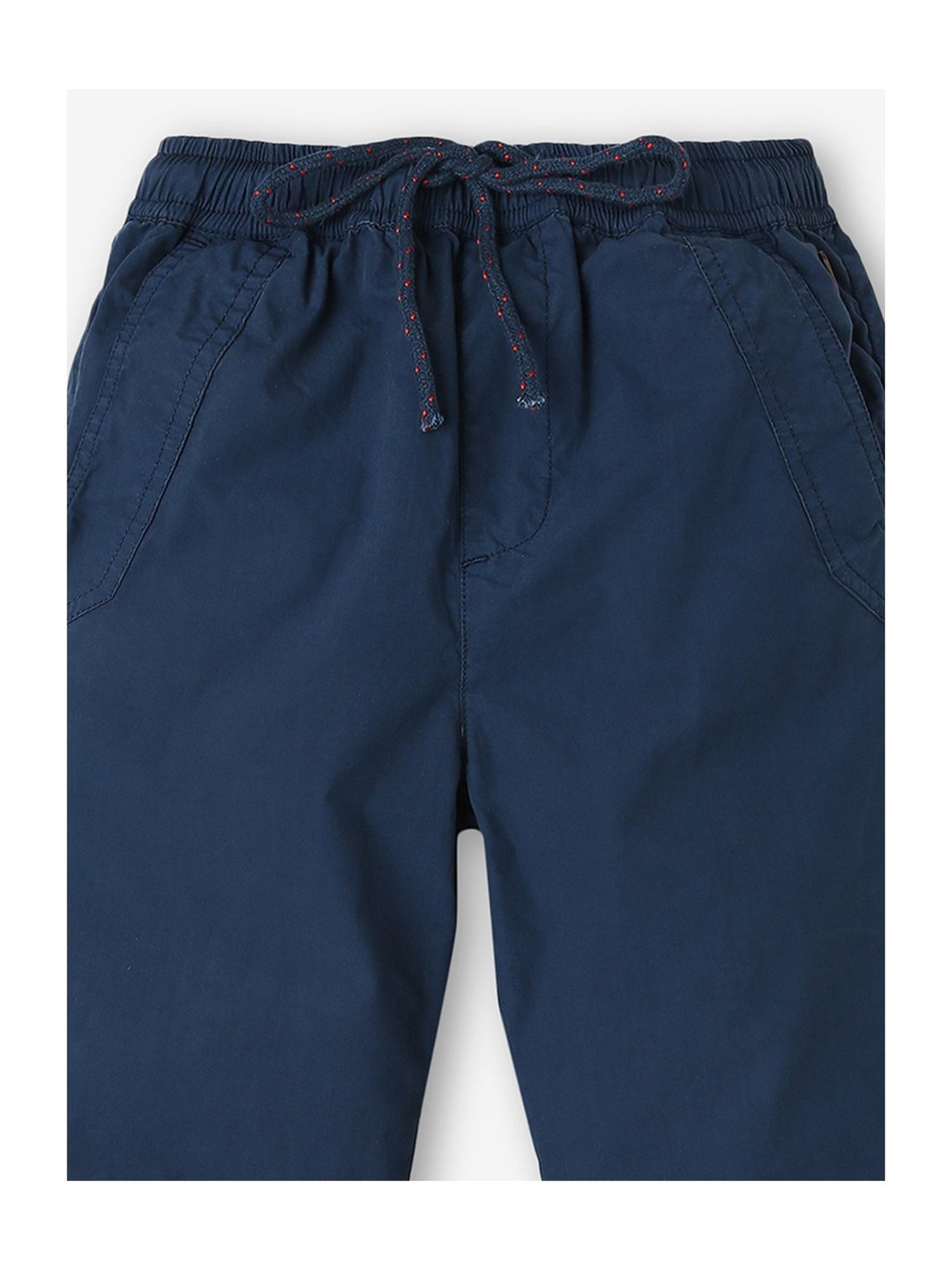 Plum Tree Boys Black Printed Joggers