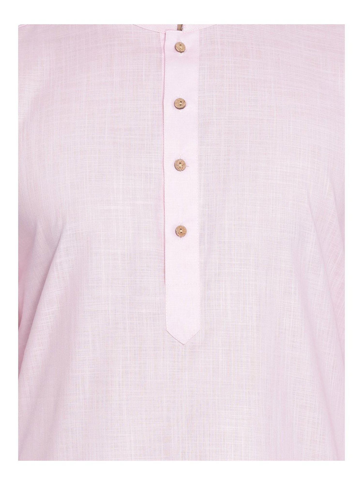 Manthan Fawn & White Regular Fit Kurta