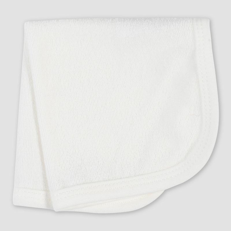 Baby Boys' Basic Muslin Hooded Towel - Cloud Island™ Mint/Aqua/White