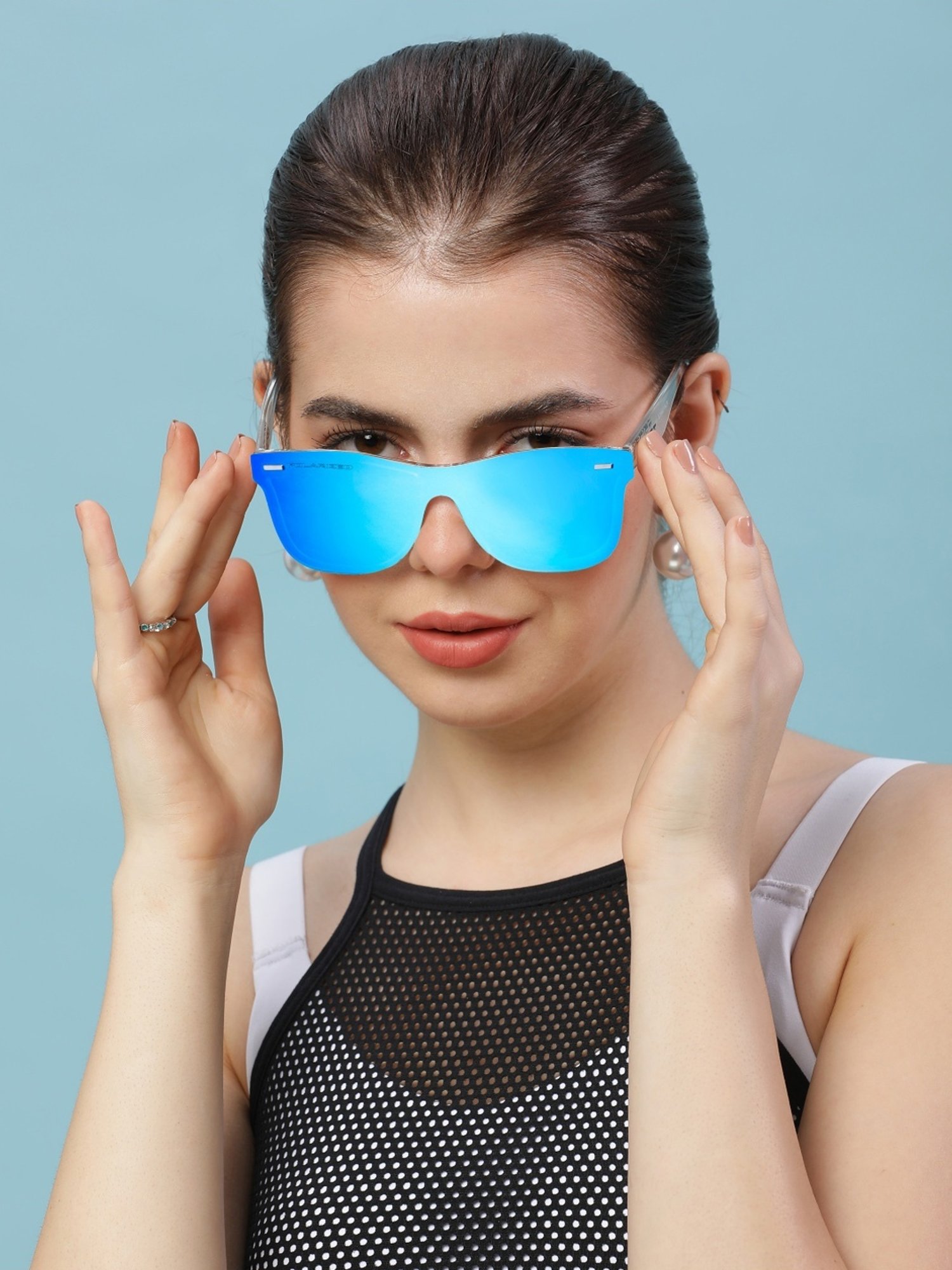 Resist Eyewear Aqua Wayfarer Polarized Unisex Sunglasses