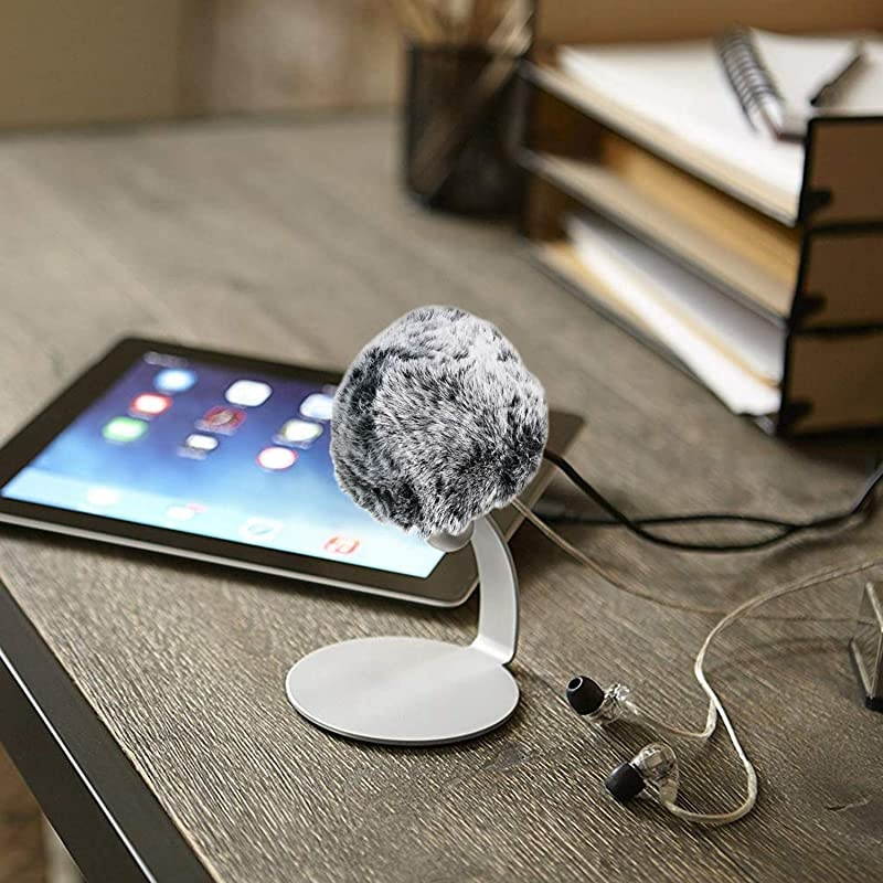 Furry Windscreen Wind Shield Mic Windshield Muff Fur Custom Fit for Shure MV5 Condenser