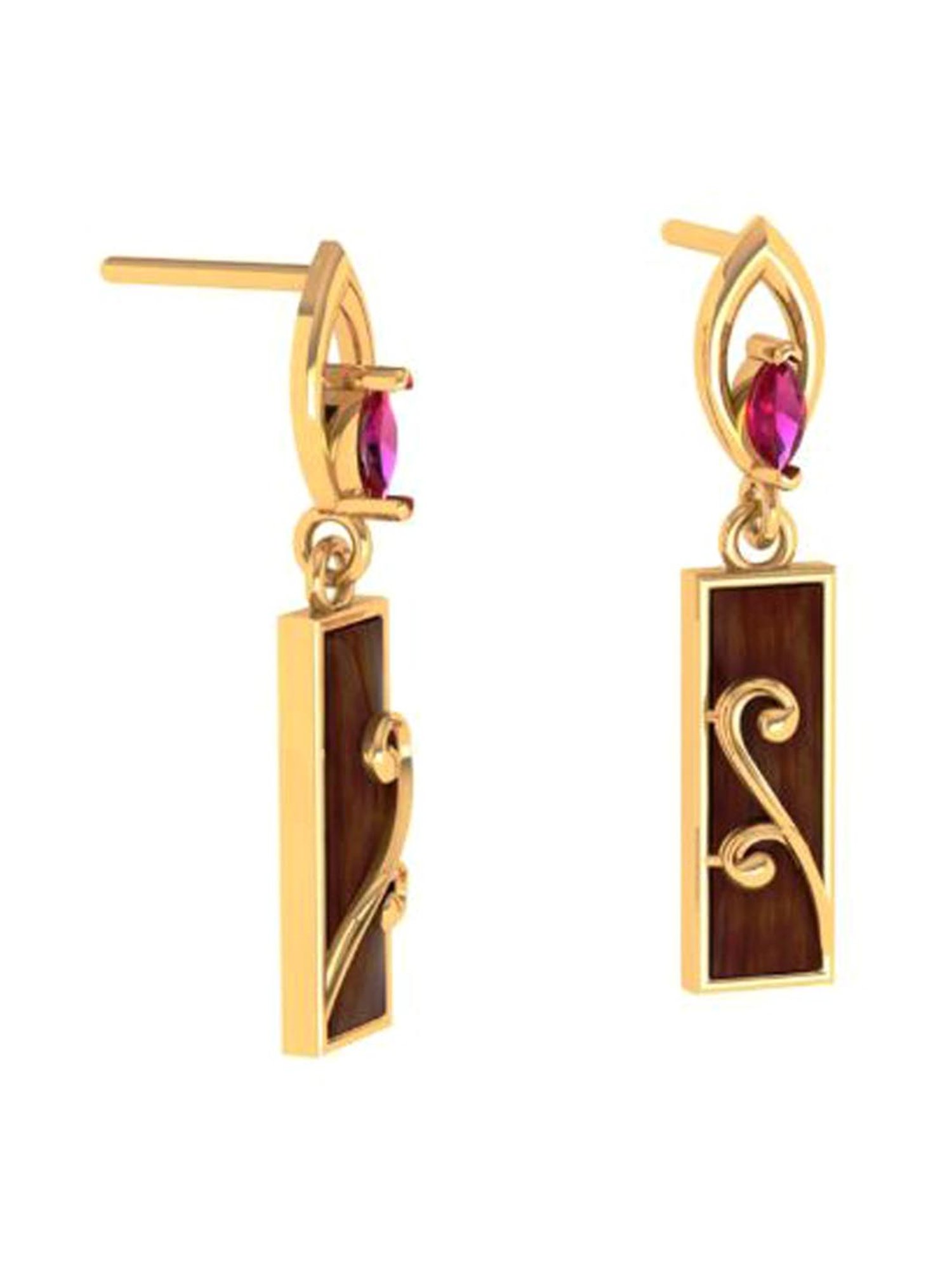P.C. Chandra Jewellers 22k Gold Earrings for Women