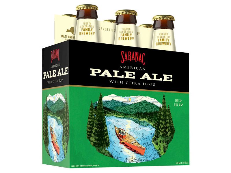 Saranac American Pale Ale Beer - 6pk/12 fl oz Bottles