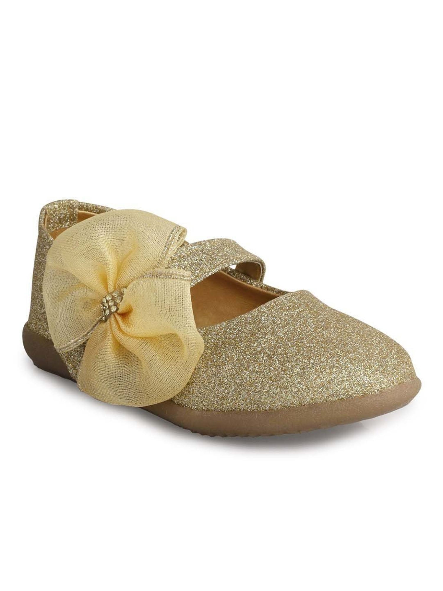 Minesole Kids Golden Mary Jane Shoes