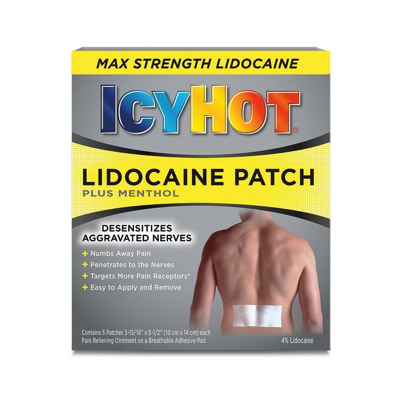 Icy Hot with Lidocaine Patch - 5ct