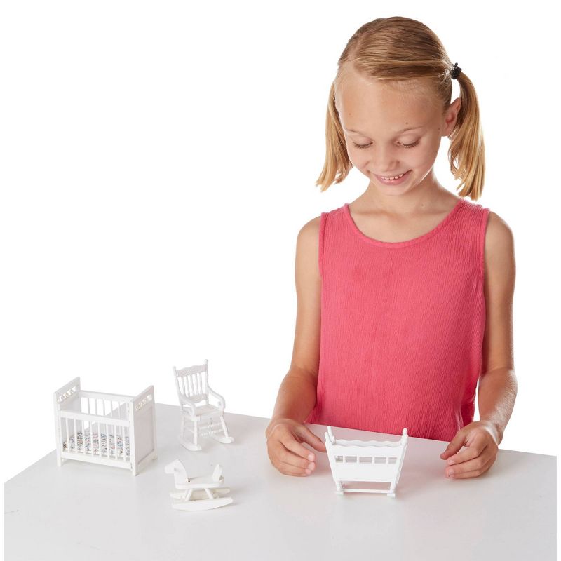 Melissa & Doug Classic Victorian Wooden and Upholstered Dollhouse Furniture (35pc)