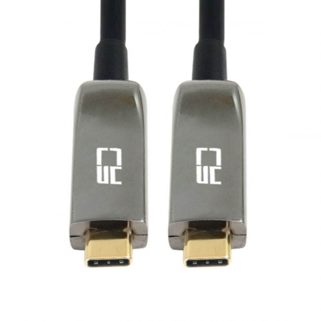 Cablecc  5.0M USB-C Type-C to Type-C Active Optical Cables AOC Cable Active Fiber Optic Fast Transfer Gen2 10Gbps