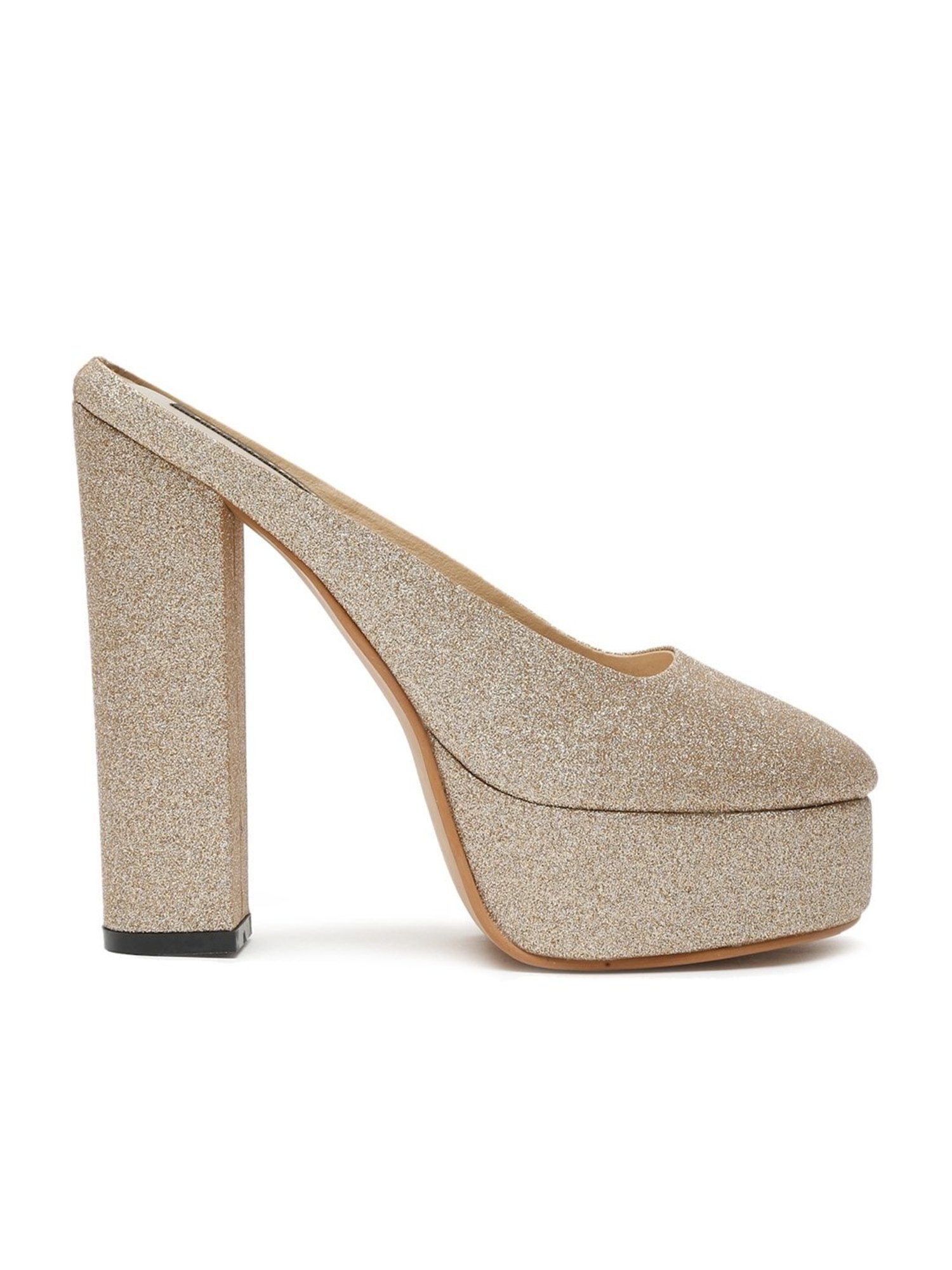 Flat N Heels Women's Golden Mule Shoes