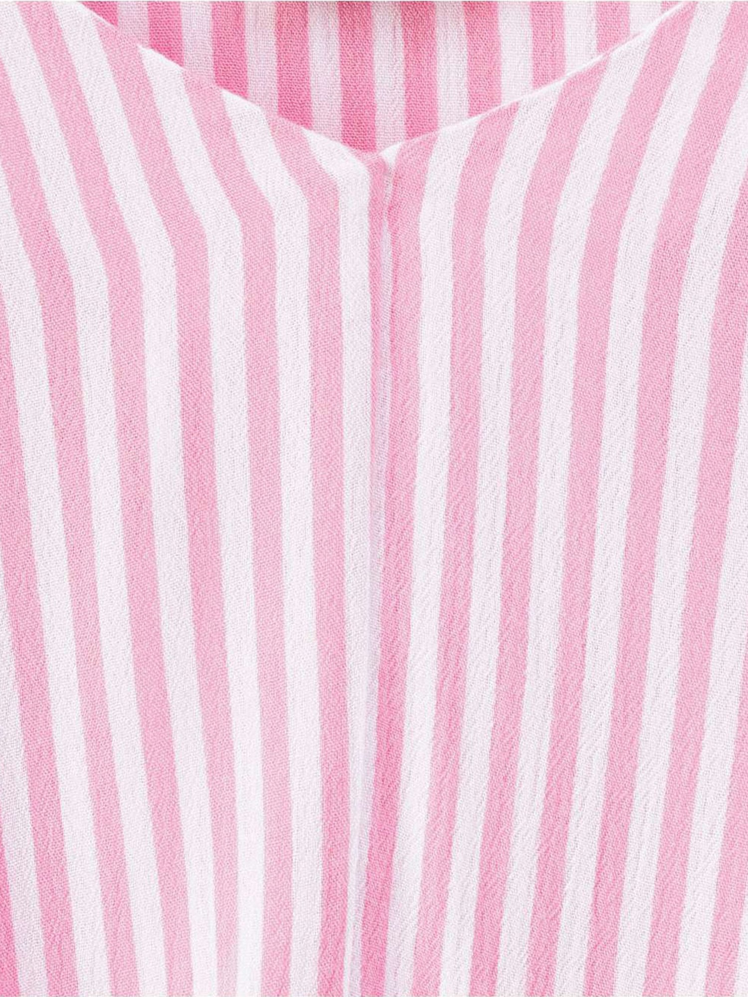 Edheads Kids Pink Cotton Striped Full Sleeves Top