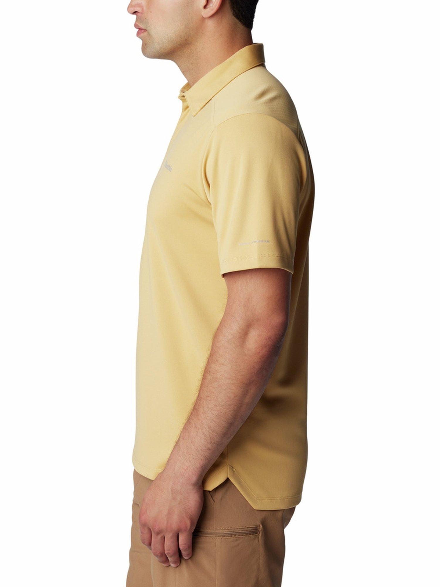 Columbia Light Camel Regular Fit Polo T-Shirt