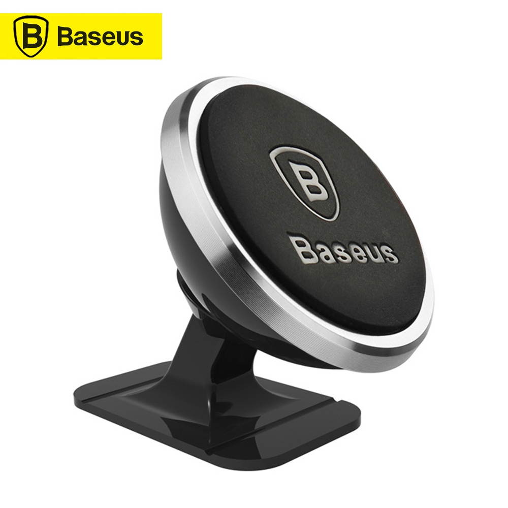 Baseus Cell Phone Holder for Car Windshield Air Vent Car Phone Mount Paste 360 Degree Rotation Suction Cup Dashboard Phone Holder Car Mount Wide Compatible with Phone