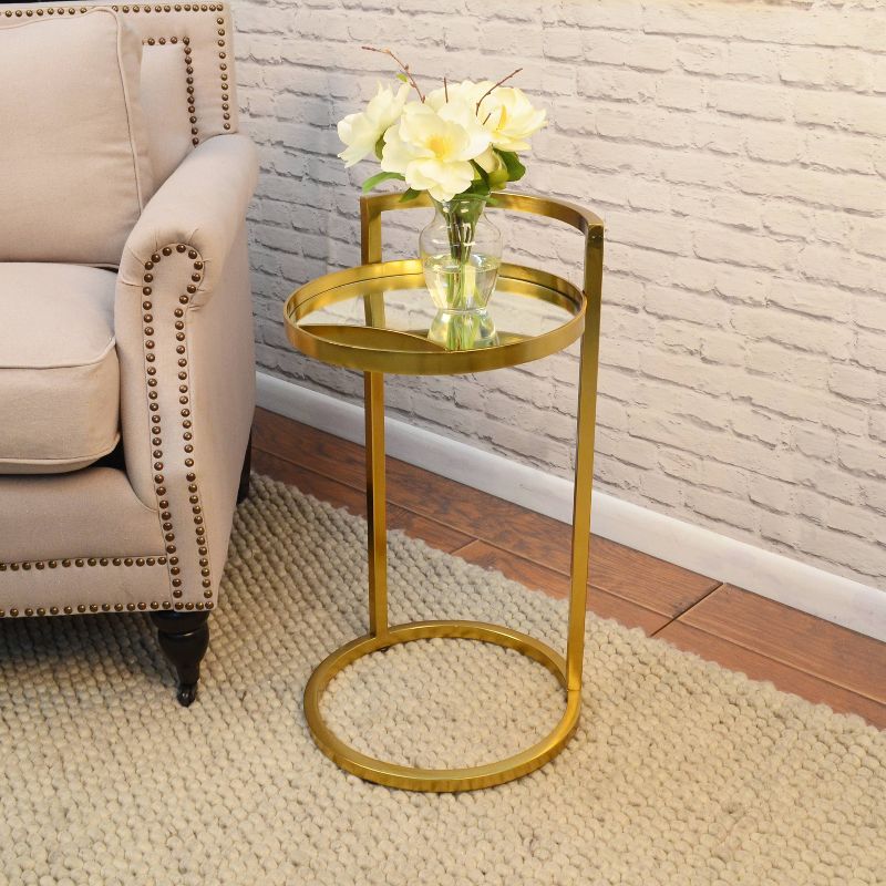 Watson Accent Table Antique Gold - Carolina Chair & Table