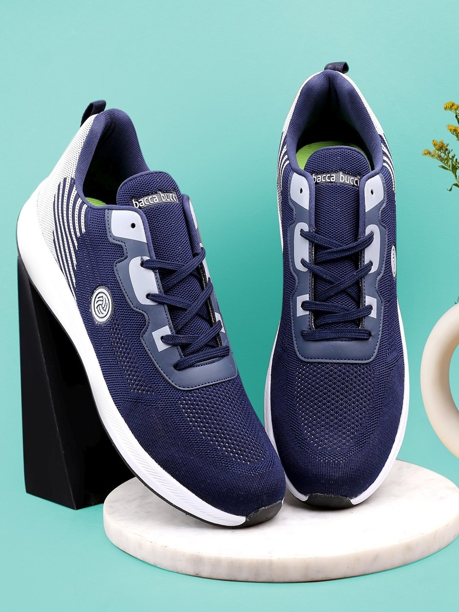 Bacca Bucci Men's PROJECT PLUS Blue Running Shoes