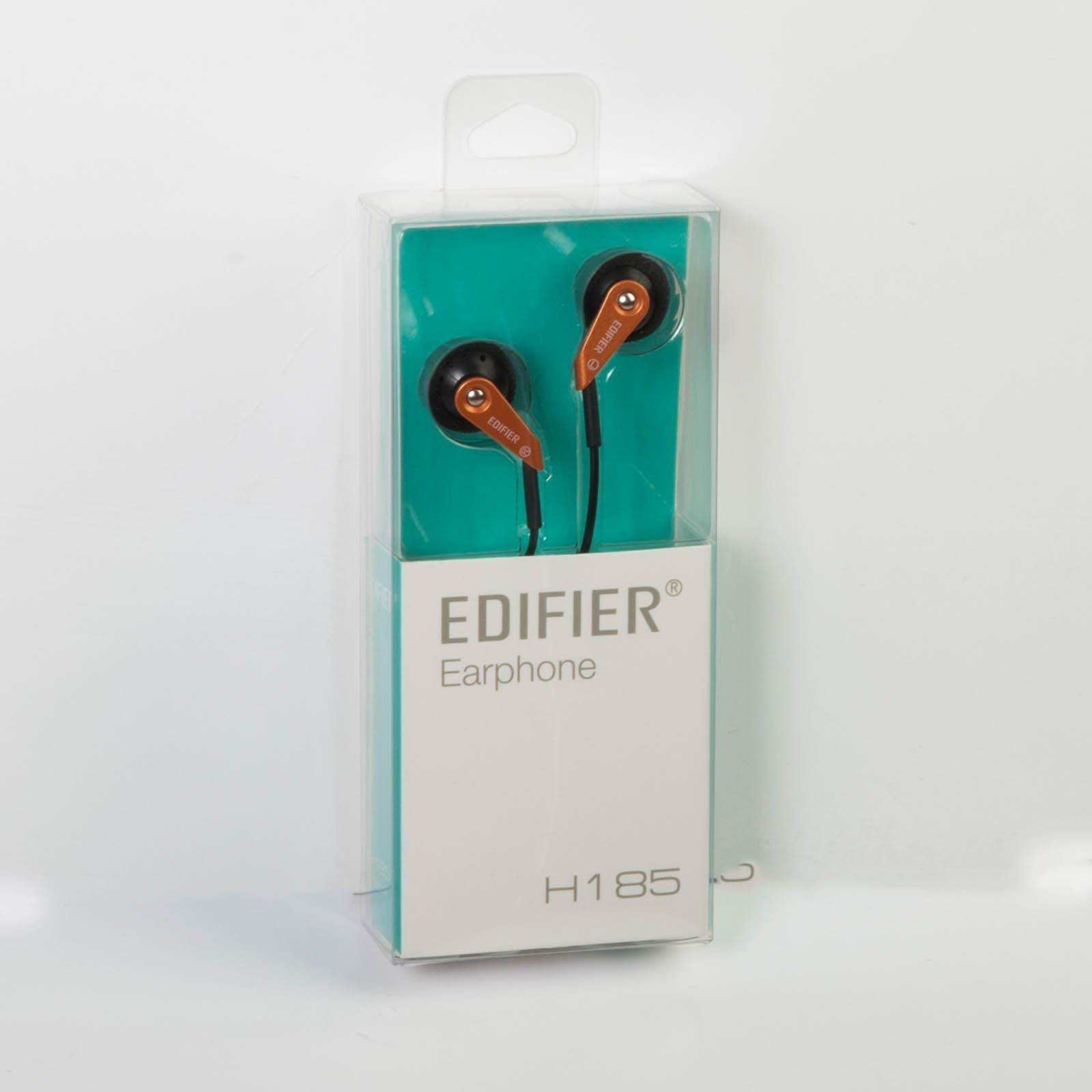 Edifier H185 Headphones Hi-Fi Classic Earbud Style Earphones - Blue