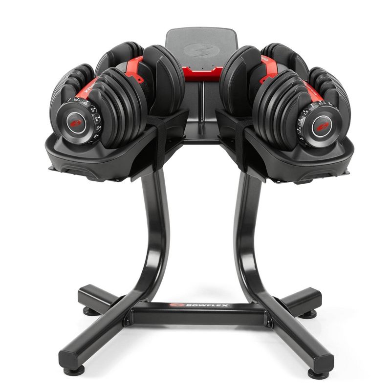 Bowflex SelectTech Dumbbell Stand with Media Rack - Black