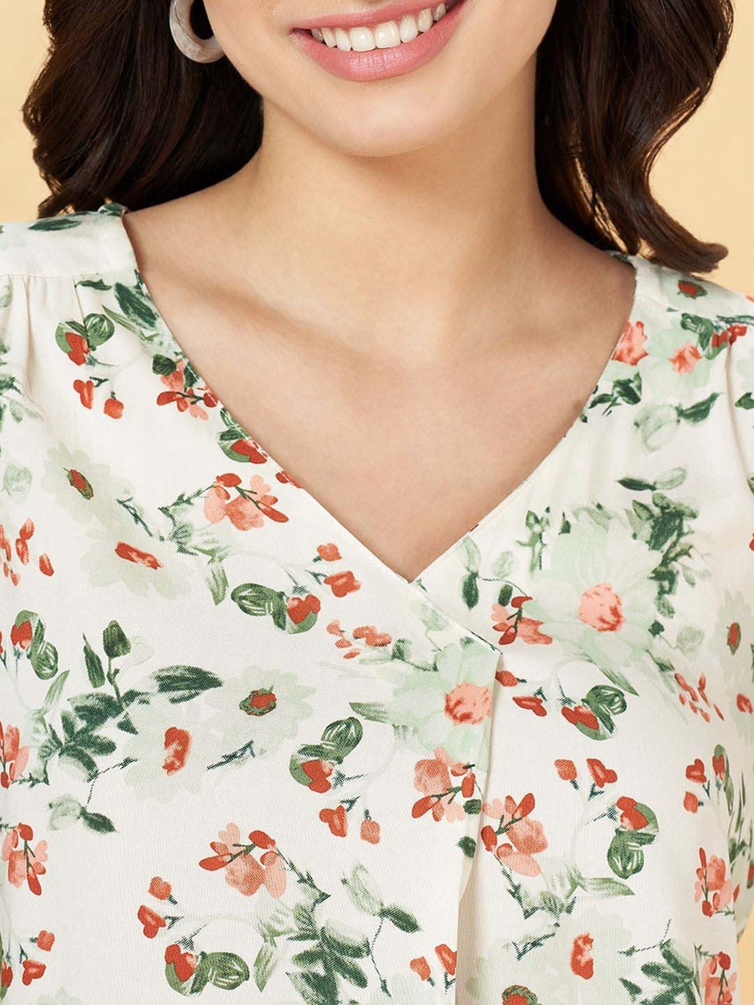 Honey by Pantaloons White Printed Tunic