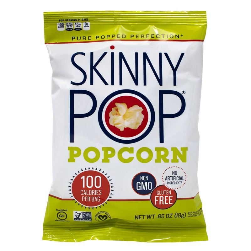 Skinny Pop Popcorn 100 Calorie Bags - 24ct