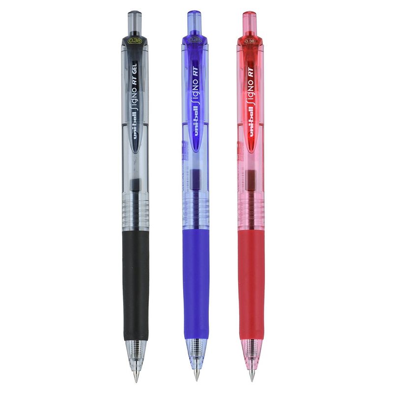 uni-ball GEL RT Retractable Gel Pens Micro Point Black Ink 479585