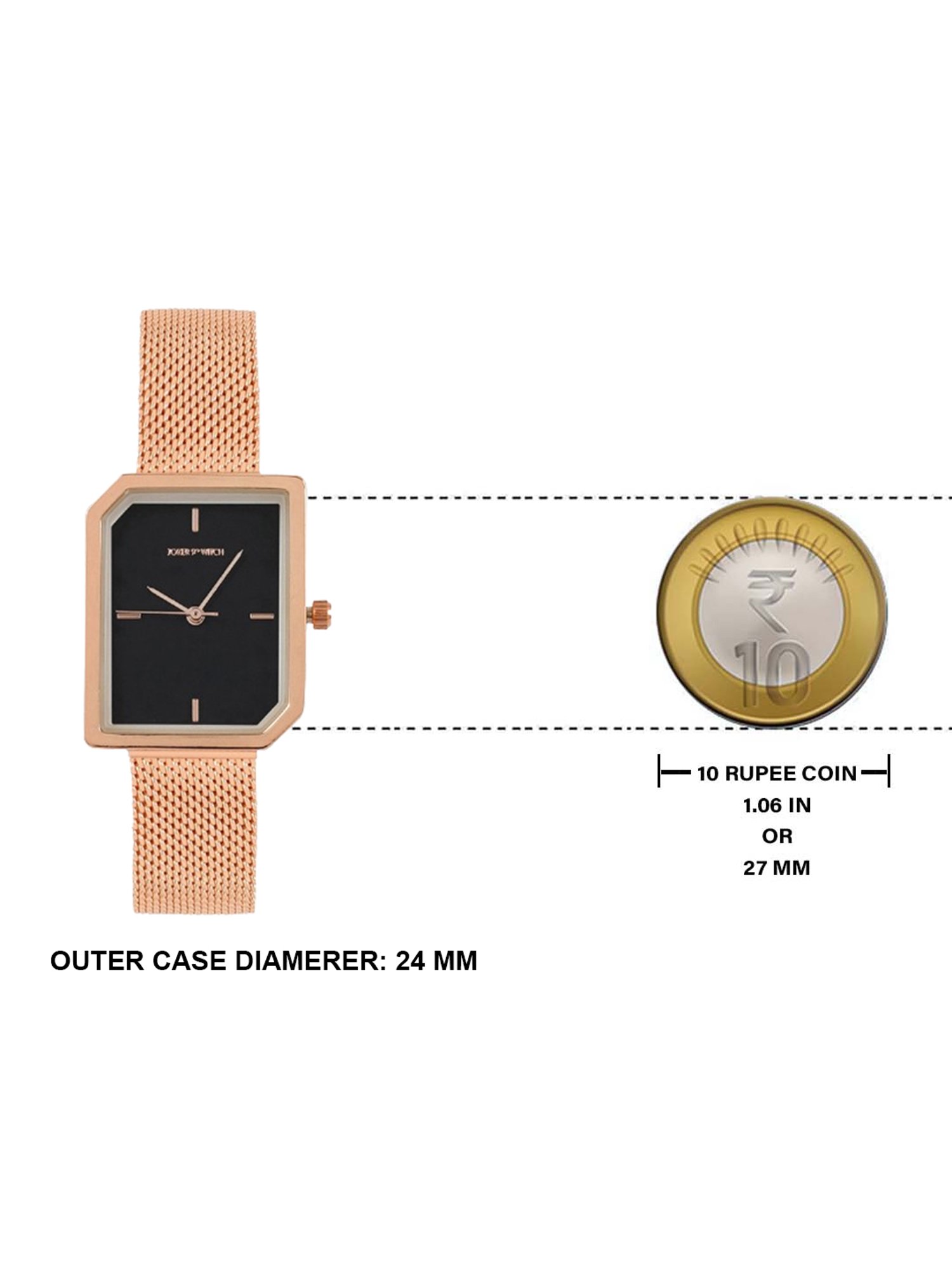 Joker & WItch JWLT670 Analog Watch for Women With Ring, Bracelet