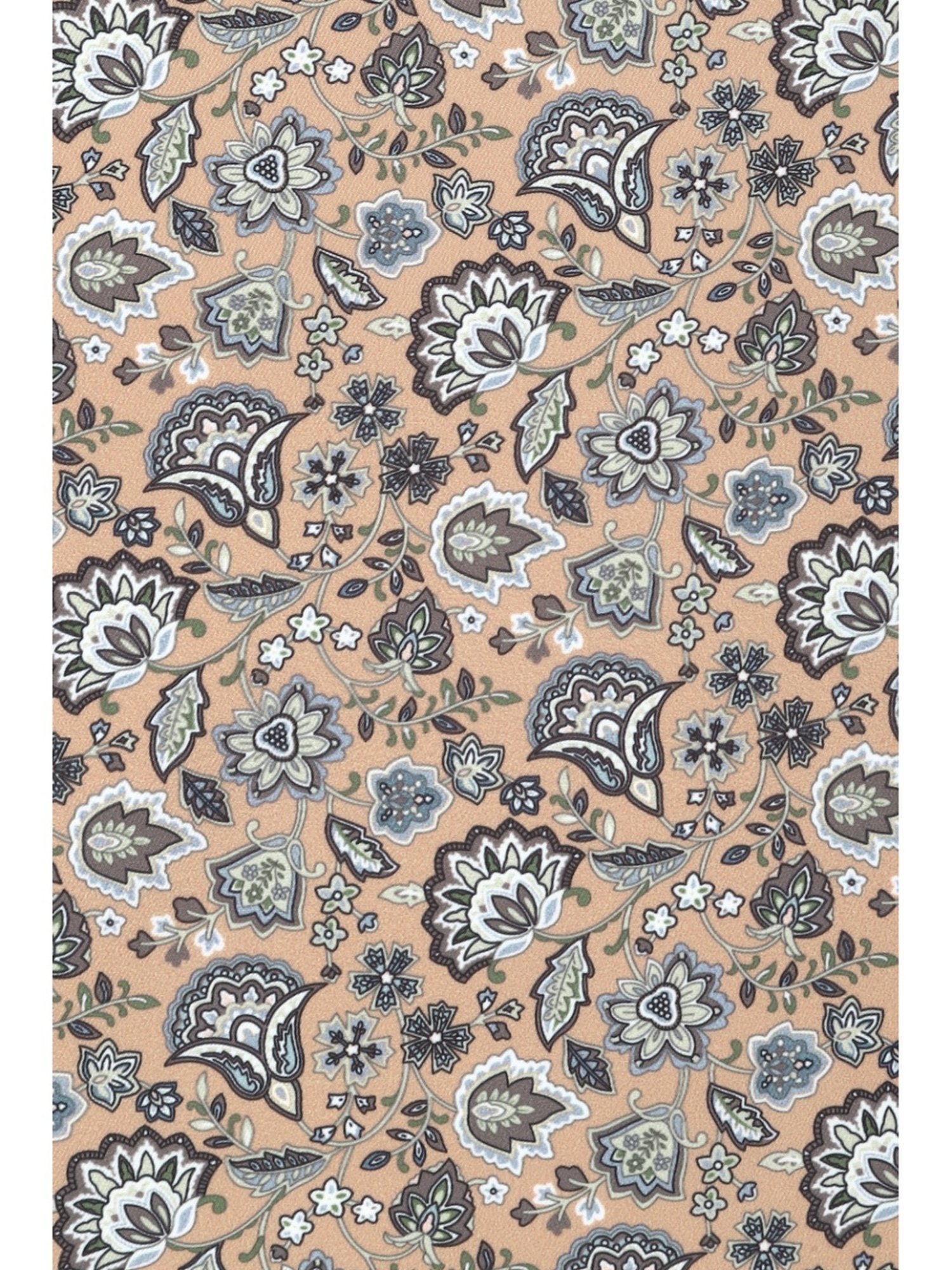 Van Heusen Green Printed Pocket Square