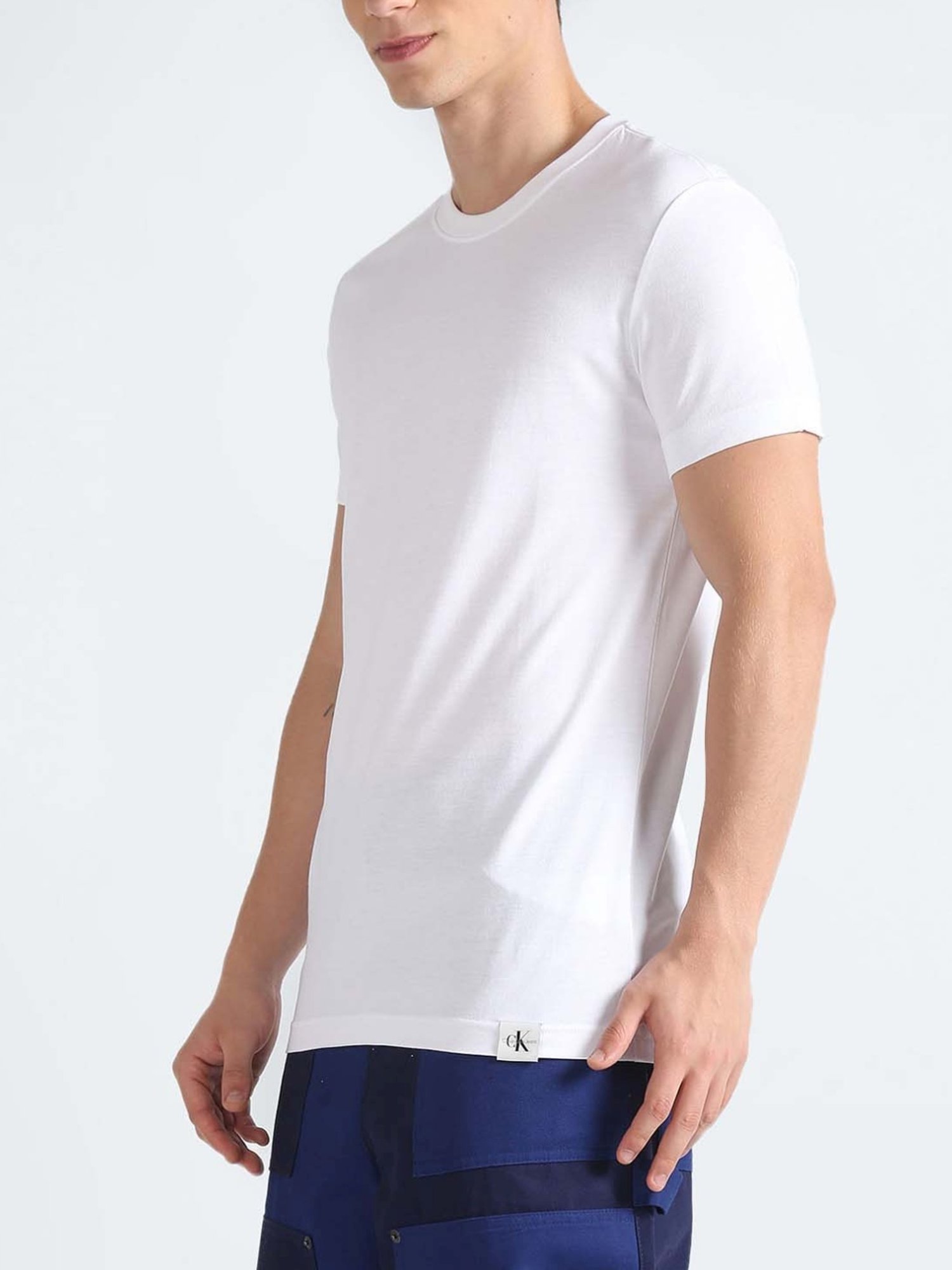 Calvin Klein Jeans Bright White Slim Fit T-Shirt