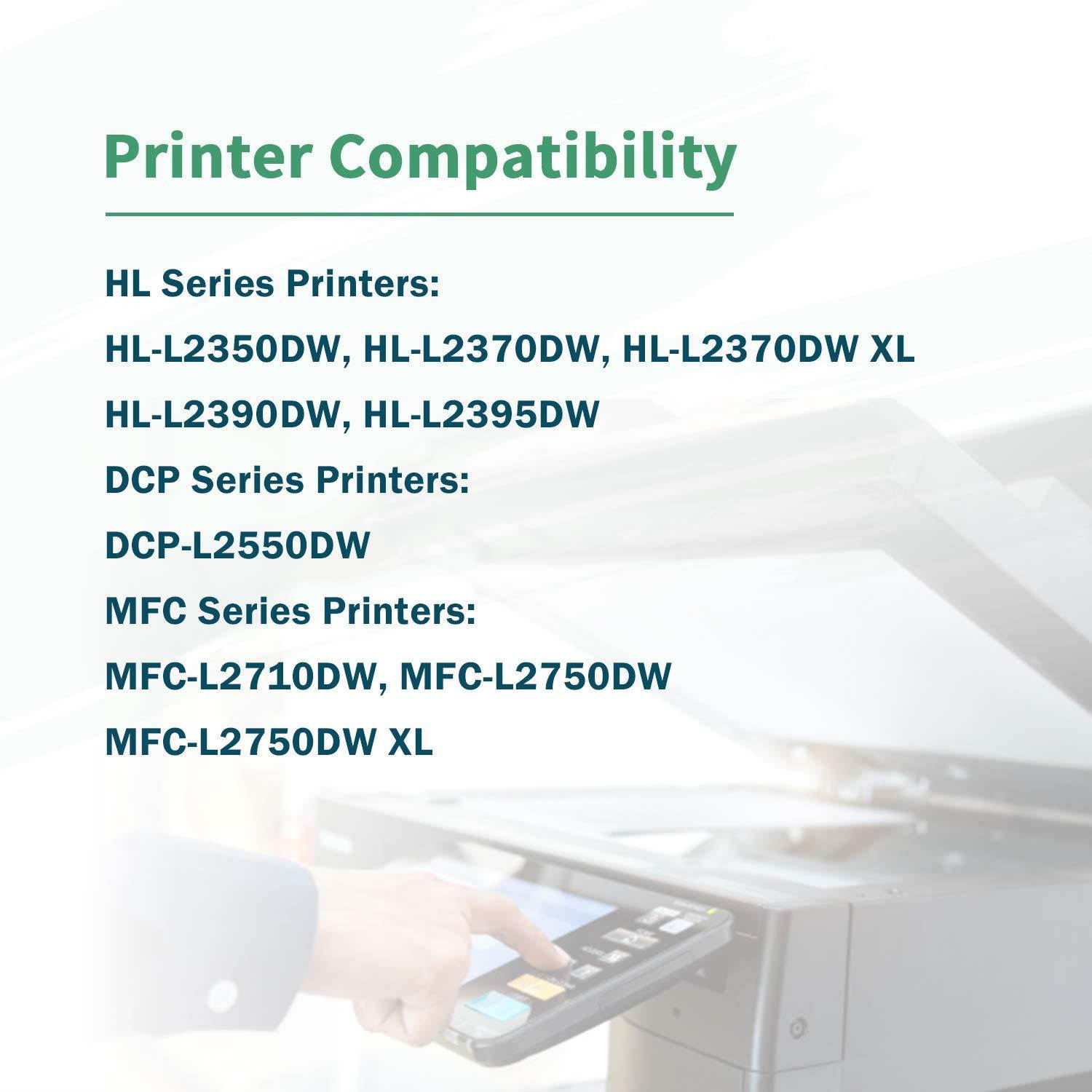 Ziprint Compatible Toner Cartridge Replacement for Brother Tn760 Tn-760 Tn730 to use with MFC-L2750DW HL-L2350DW DCP-L2550DW HL-L2395DW MFCL2710DW Printer(1-Black, High Yield)