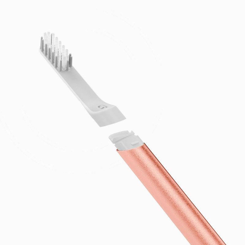 quip Electric Toothbrush Head Refill - Soft-Bristles - White/Gray