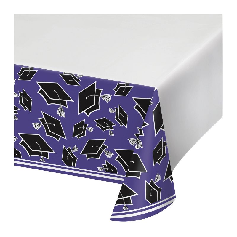 Graduation School Spirit Party Supplies Kit Purple