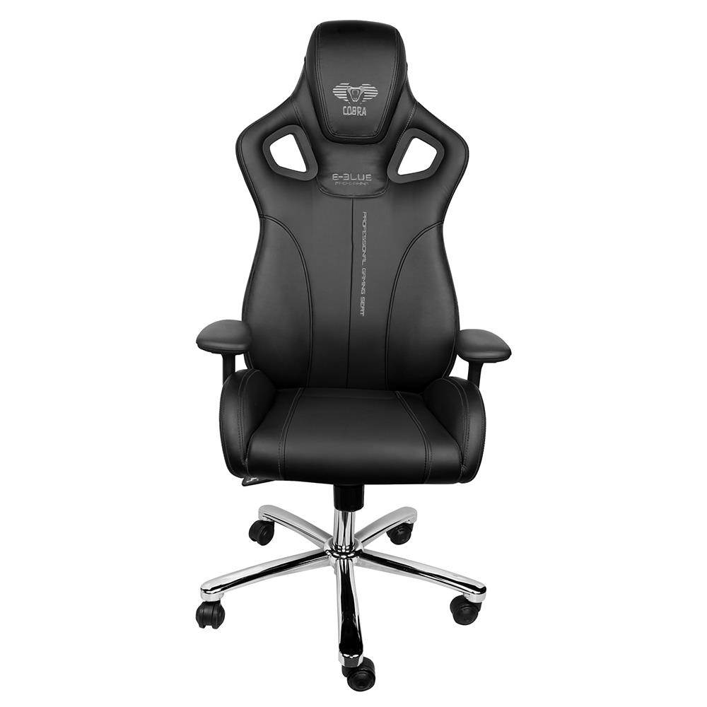 EBLUE Cobra Gaming Racing Executive Chair - Ergonomic with High Back Support and Headrest Office/Computer PC Gaming Chair - Black - EEC308BKAA-IA