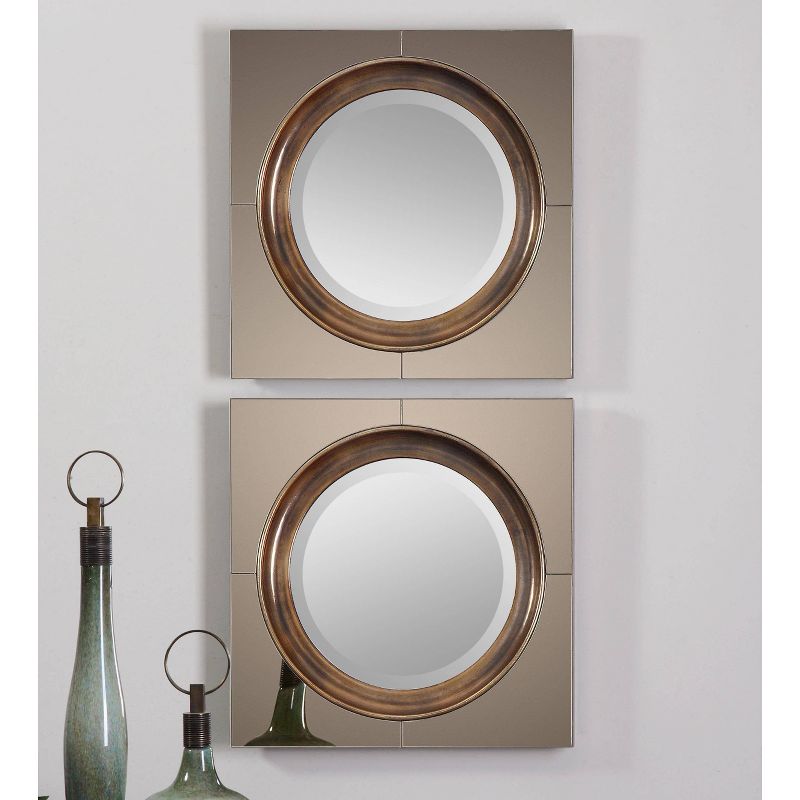 Round Gouveia Contemporary Mirror - Uttermost