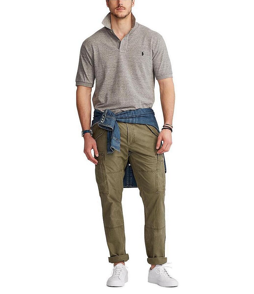 Cutter & Buck Big & Tall Prospect Textured Performance Stretch Short-Sleeve Polo Shirt