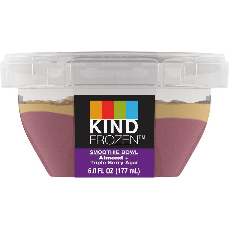 Kind Frozen Smoothie Bowl Almond Triple Berry Acai - 6oz