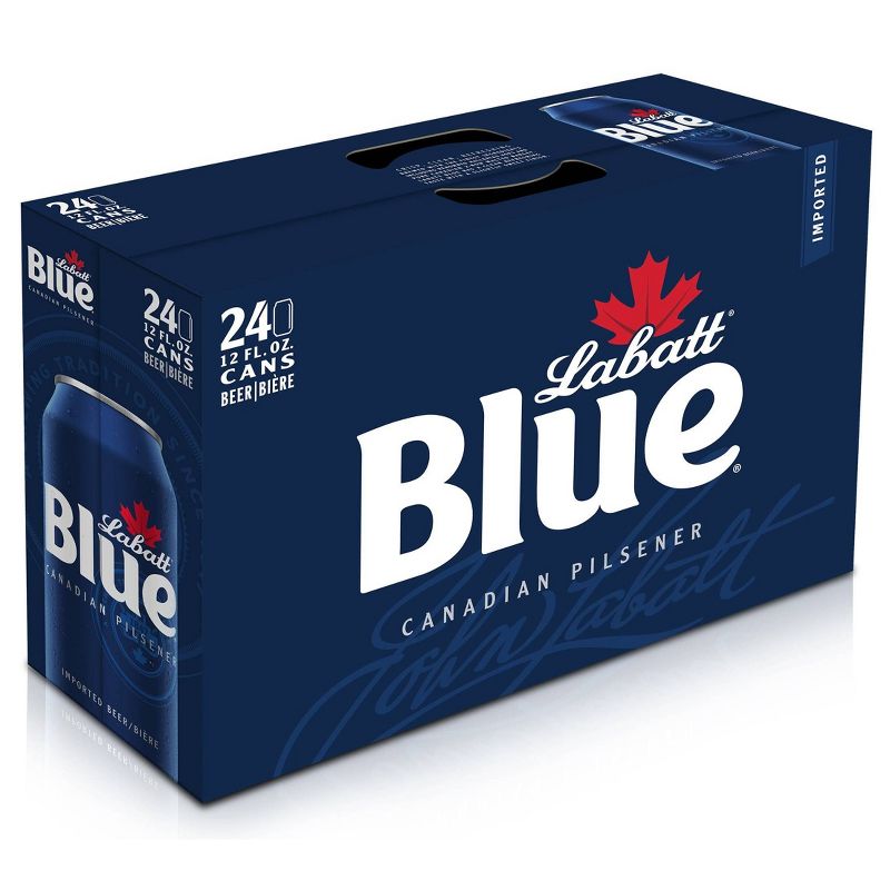 Labatt Blue Canadian Pilsener Beer - 24pk/12 fl oz Cans