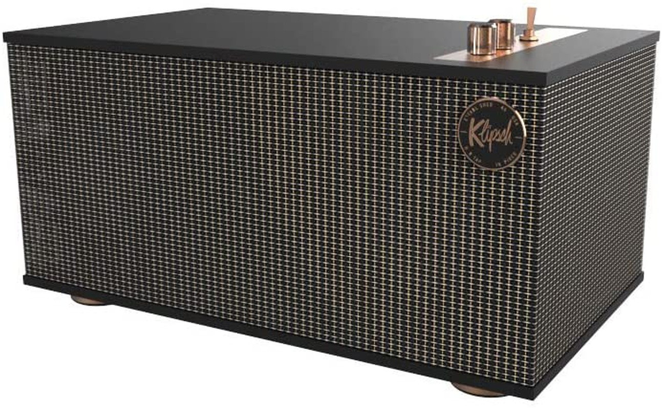 Klipsch Heritage Wireless The Three II Tabletop Stereo in Matte Black