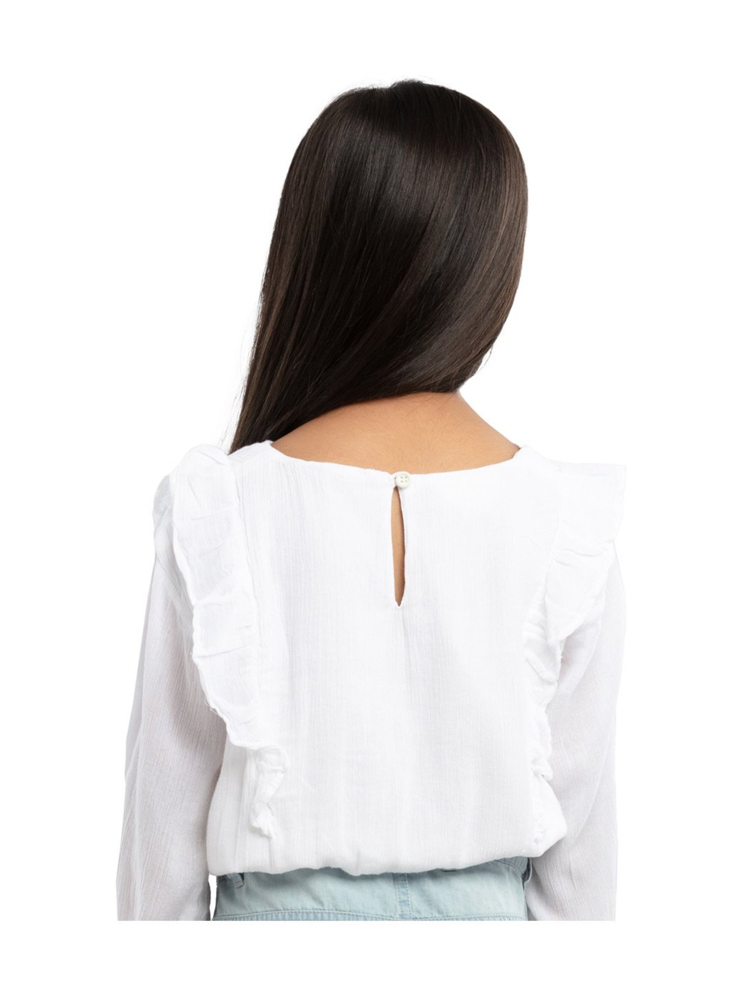 Tiny Girl Kids Pink Solid Top